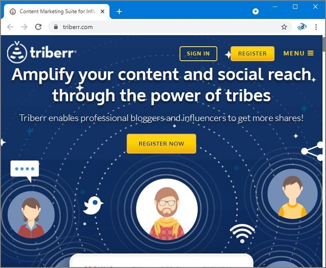 محاسبه اینگیجمنت با استفاده از سایت Triberr
