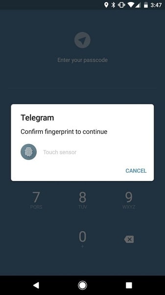 قفل تلگرام با Passcode Lock