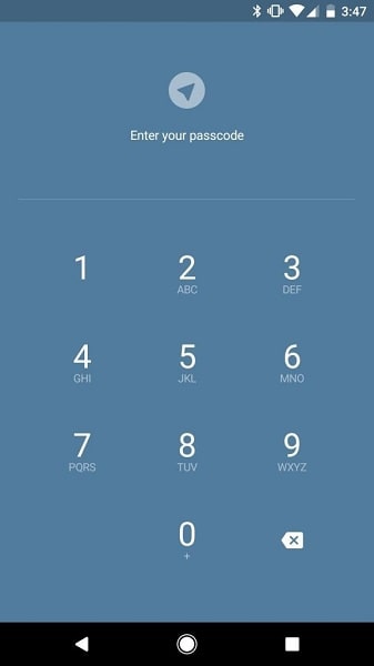 قفل تلگرام با Passcode Lock